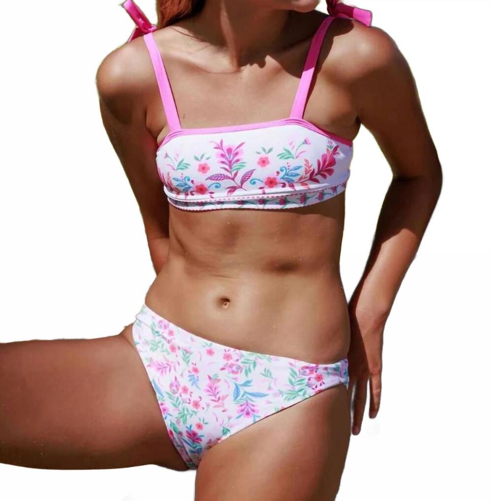 NEW FEATHER 4 ARROW girls sunny skies bikini set in multi
